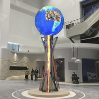 Schermo LED Sferico Personalizzato 1m 2m 5m, Alta Luminosità, per Pubblicità Interna/Esterna, Display LED per Centri Commerciali
