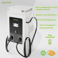 Borne de recharge DC NACS haute tension 320 kW, station de recharge ultra-rapide de qualité commerciale pour flotte de camions lourds