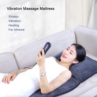 Matelas de massage Ningde Crius Shiatsu à vibration, chauffage infrarouge, physiothérapie, 10 moteurs, électrique, yoga, étirement, personnalisable