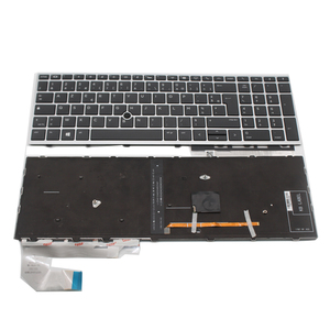 Mới Dành Cho Bàn Phím Máy Tính Xách Tay <span class=keywords><strong>HP</strong></span> Elitebook 840 G5 846 G5 840 G6 Khung Bạc Có Đèn Nền Với Bố Cục Pháp FR - Product Image 2