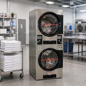 Coin Operated Washing <strong>Machine</strong> for Laundromat Fully Automatic Speed <strong>Queen</strong> Self Operated Washer Dryer - Product Image 4