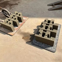 Machine automatique hydraulique LONTA QTJ4-35A pour la fabrication de blocs de pavés creux autobloquants en ciment et béton, briqueterie