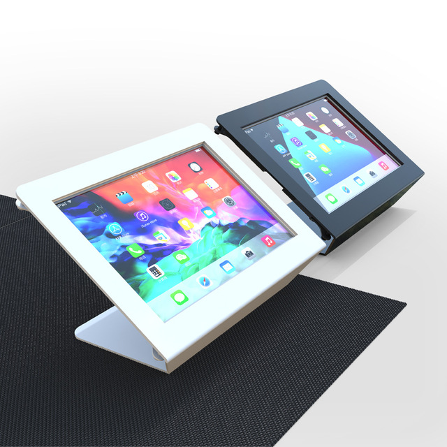 Universal POS Tablet Counter Stand for iPad 10inch Table Mount Pos Kiosk Enclosure Stand