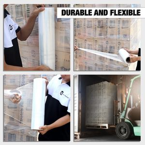 <b>Clear</b> High Gloss Reinforced Stretch <b>Wrap</b> Film for Filling Applications - Product Image 4