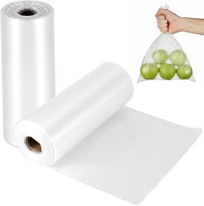 1000 Bolsas de Plástico Desechables con Refuerzo Lateral y Sellado Térmico de 10 x 14 Pulgadas, Rollos de Bolsas Transparentes para Pan, Frutas y Verduras - Product Image 1