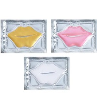 Masque de nuit pour les lèvres au collagène de rose et or 24 carats, OEM ODM personnalisable, hydratant, adoucissant, réparateur, végétalien, film cristallin neutre pour les lèvres