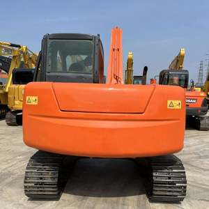 Mini-excavatrice d'occasion de 6 tonnes Hitachi ZX60C-5A à vendre Excavatrice d'occasion Hitachi ZX55 ZX60 ZX70 avec godet neuf - Product Image 4