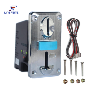 Selector de Monedas Multi-Moneda <span class=keywords><strong>LFT</strong></span> <span class=keywords><strong>LFT</strong></span>-999 para Máquinas Expendedoras, Precio al por Mayor, Aceptador de Monedas Programable con Reconocimiento de 6 Monedas, DC12V - Product Image 3