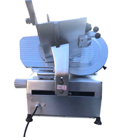 Nouvelle trancheuse à viande congelée électrique automatique de 30 cm, usage commercial intensif, lame en acier inoxydable, épaisseur réglable, haute performance