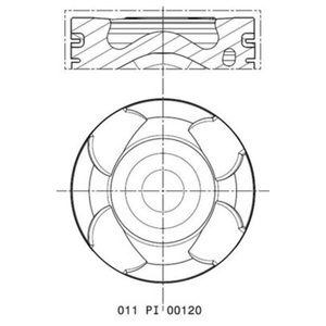 Segment de piston moteur neuf OEM OE 55577552 625083 8773466 011PI00120000 pour Mercedes-Benz 1.6L Essence LYS Motors - Product Image 1