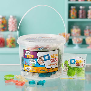 800g Caramelos de Goma Frutales Coreanos en Bolsa con Forma de Dibujos Animados, Multicolor, Dulces Tradicionales Coreanos Namu International Listos para Comer - Product Image 3