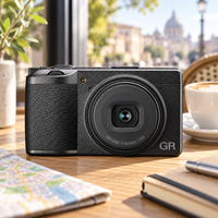 Appareil photo numérique compact professionnel 24MP APS-C haute performance, appareil photo de poche portable avec objectif à ouverture fixe F2.8 pour vlog de rue