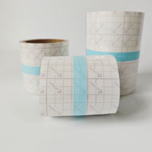 Cinta adhesiva transparente impermeable desechable para uso médico, rollo de película de PU para apósitos, película protectora quirúrgica - Product Image 1