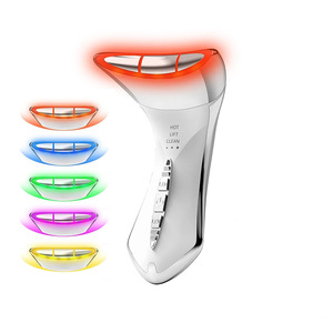 เครื่องนวดยกกระชับและยกกระชับใบหน้าอุปกรณ์ความงามในบ้านแบบร้อนและเย็น - Product Image 1