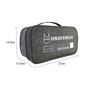 Custom ecycled RPET 6 Set Compression Packing <b>Cubes</b> Lightweight Luggage Organizers With Shoes Bag - Product Image 5