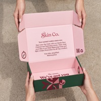 Boîtes d'expédition en carton kraft imprimées avec logo personnalisé, emballage plat, carton ondulé découpé, boîte pliante, vente en gros de cartons en papier
