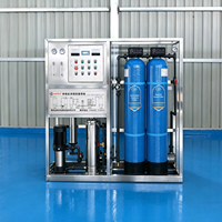 Machine de traitement de l'eau 500L/h, pompe, concentrateur d'oxygène, système de purification d'eau RO commercial, fourniture directe d'usine