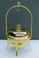 Chauffe-Plat Professionnel 8 Litres Poli Miroir pour Buffets et Événements Mondiaux (HORECA) - Vente en Gros