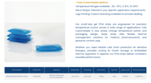 맞춤형 재사용 가능 바디 쿨링 인서트 젤 상변화 소재, 고온 작업용 쿨링 조끼 열 스트레스 완화 - Product Image 2