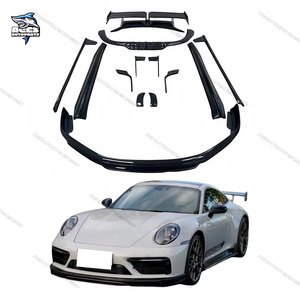 Kit souple de carrosserie Aero en Fiber de carbone <span class=keywords><strong>s</strong></span>èche de Style TC pour <span class=keywords><strong>Porsche</strong></span> <span class=keywords><strong>911</strong></span> 992 <span class=keywords><strong>Carrera</strong></span> <span class=keywords><strong>S</strong></span> jupes latérales de lèvre avant diffuseur arrière Spoiler Bodykit - Product Image 1