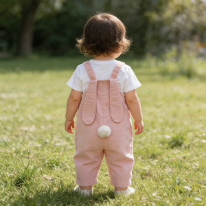 Ropa para Niños y Niñas, Primavera y Otoño, Body sin Mangas para Bebés, Pelele de Pana para Bebés - Product Image 1