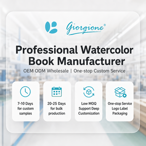 Giorgione Source Factory Bloc <span class=keywords><strong>de</strong></span> papier <span class=keywords><strong>aquarelle</strong></span> personnalisé 300g 9*12 pouces 20 feuilles, Prêt à expédier, Vente en gros, Prise en charge <span class=keywords><strong>de</strong></span> la personnalisation - Product Image 5