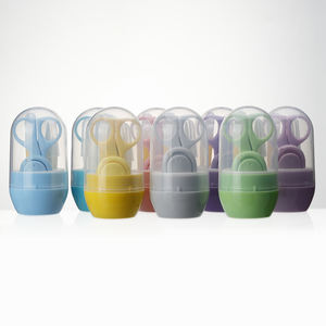 Nez Excréments Clip Bébé <span class=keywords><strong>Ciseaux</strong></span> Ongles 4 pcs Manucure Ensemble Bébé Soins Sécurité Cutter Soins 4 Pcs Bébé Manucure Kit - Product Image 1