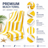 Turkish Cotton Quick-Dry Beach Towel for Kids-Custom Logo Solid Color Luxury
