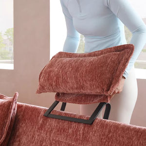 Canapé en tissu PU en forme <span class=keywords><strong>de</strong></span> voilier, siège extra <span class=keywords><strong>large</strong></span> et profond, nouveau modèle 2025, rangée droite, dossier haut, salon moderne, simple, chenille - Product Image 6