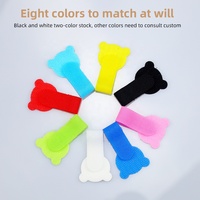 Organisateur de cordon en plastique multi-usages avec crochet pour support de PC Home Office et Data Centers Wire Ties Management