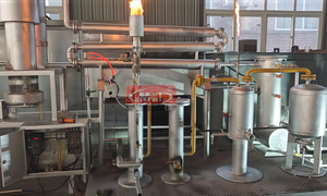 Réacteur de pyrolyse en plastique à l'échelle de laboratoire <span class=keywords><strong>50L</strong></span> pour alimenter la distillation d'huile diesel - Product Image 4