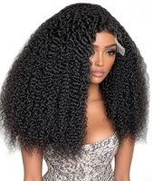 Nouveau 180 densité perruques dames africaines cheveux courts bouclés petites boucles Rose Net lâche Afro fibre synthétique avant de lacet perruque pour femme