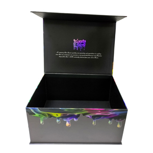 กล่องบรรจุภัณฑ์แม่เหล็กพิมพ์ลายเมทัลลิก CMYK ขายดี เป็นมิตรกับสิ่งแวดล้อม ทำจากกระดาษแข็งอย่างดี สำหรับเสื้อผ้า พร้อมลายนูน - Product Image 2