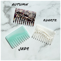 Vente en gros de peignes en acétate de cellulose écaille de tortue collection de peignes en résine double face accessoires de peignes à cheveux portables à main