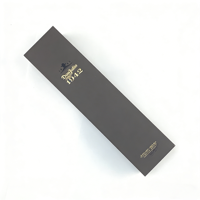 Boîte à vin marron mat de luxe avec logo personnalisé, estampage à chaud doré, boîte rigide en carton à clapet pour tequila et spiritueux de luxe