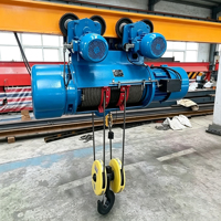Promotion : Treuil Électrique Métallique de 1 à 10 Tonnes, Mini Guincho Silencieux avec Chaîne et Câble en Acier