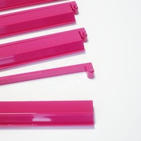 Supports de Mahjong Rose Poudré de Haute Qualité de 18 Pouces, Lot de 4, avec Poussoir, Design Luxueux et Durable pour les Tuiles de Mahjong