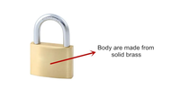 Mini cadenas en laiton cuivré personnalisé haute sécurité à clé différente serrure supérieure Candados petit cadenas à clé