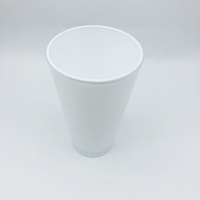 Hot 16 oz Bright Glass Can pour la bière et le jus de fruits Color-Sprayed Insides Multipurpose Glassware
