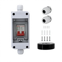 Disjoncteur-sectionneur CC photovoltaïque transfrontalier 500V 32A IP65 étanche pour boîtier de combinaison de charge solaire 3P