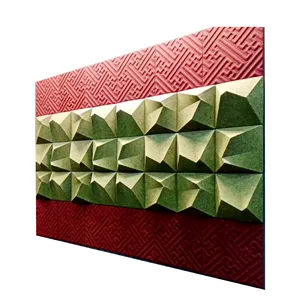 Wholesaler Moisture Proof Environmental Protection Sound Insulation High Temperature Pressed Polyester Wallboard