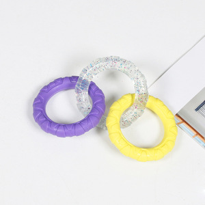 Juguete masticable TPR con anillo para perros, duradero, para masticar y limpiar los dientes, para Corgis, Border Collies y razas pequeñas y grandes - Product Image 3