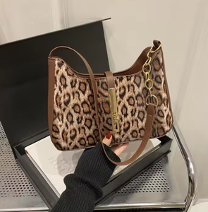 Sac de voyage de golf de luxe neuf en gros pour femmes, sac à main à bandoulière diagonale tendance imprimé léopard - Product Image 5