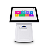 Caisse enregistreuse Android avec imprimante thermique, lecteur QR, paiement sans contact NFC, garantie 1 an, 2 Go DDR3 pour supermarché