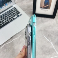 Coque de luxe transparente anti-jaunissement en cristal souple pour iPhone 17 Pro Max, compatible iPhone 16 et 13, 2-en-1