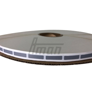 Oblong <b>Scratch</b> Serial Sticker PET Dark Gray 6x24mm for High-Volume Anti-Counterfeiting on Game and Recharge Cards - Product Image 1