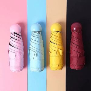 Wholesale 5 Folding Mini Capsule Pocket <b>Umbrella</b> for Promotional Gift - Product Image 2