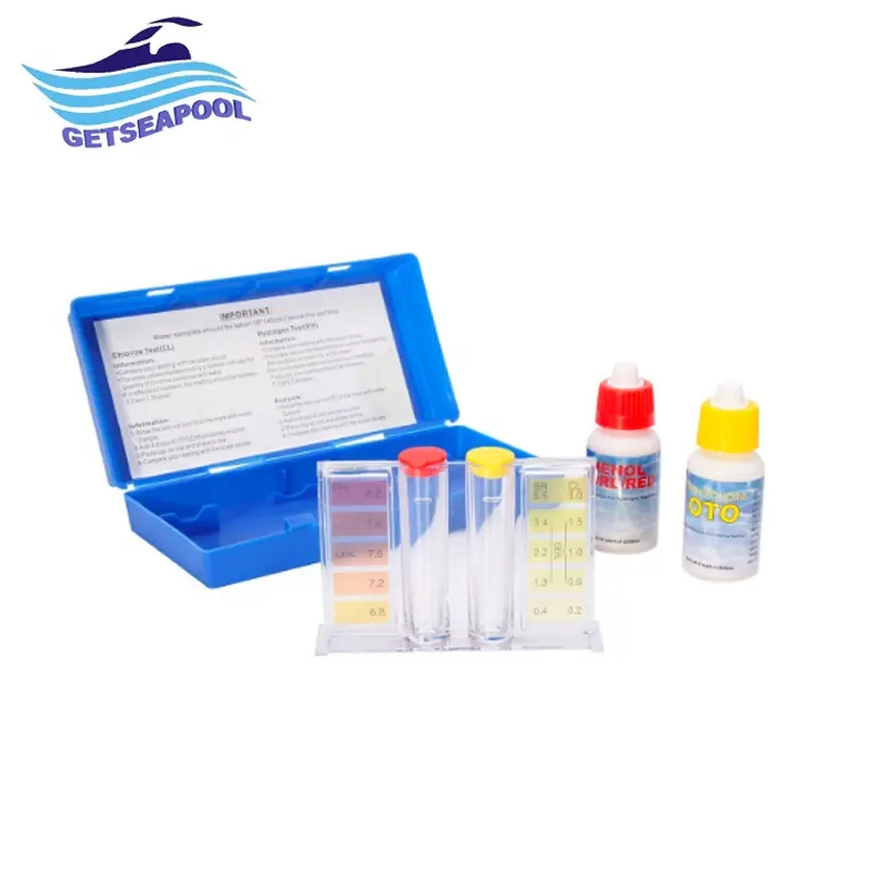 2 ways PH Chlorine water test kits for swimming pool Spa Water