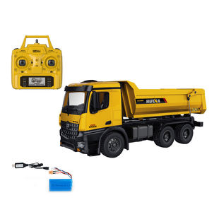 HUINA 1582 Camión Volquete <span class=keywords><strong>de</strong></span> Aleación con Control Remoto, Gran Vehículo <span class=keywords><strong>de</strong></span> Ingeniería para Trabajos <span class=keywords><strong>de</strong></span> Movimiento <span class=keywords><strong>de</strong></span> Tierras, Modelo RC <span class=keywords><strong>de</strong></span> <span class=keywords><strong>Juguete</strong></span> - Product Image 1