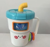 EPT Anneaux de préhension et hochets pour bébés et tout-petits, jouet sensoriel interactif pour tasse à jus, hochet pour bébé